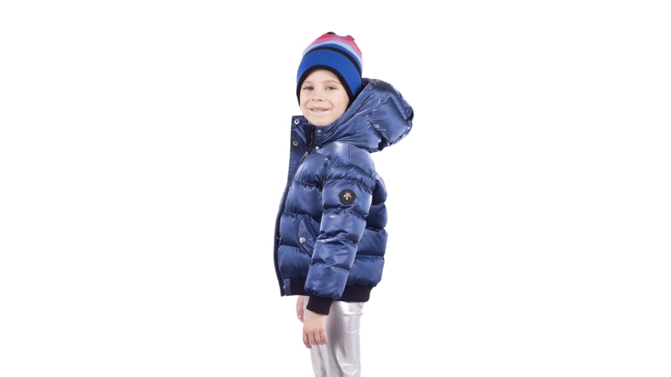 Woodpecker Chickadee Short Coat - Kids, Blue, 7-8, 682670668218