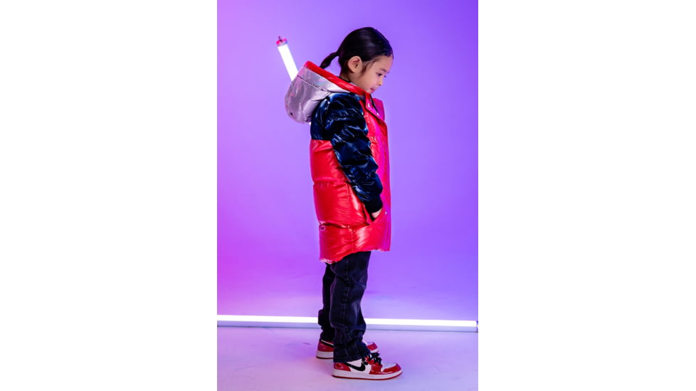 Woodpecker Kids Unisex Chickadee Long Coat, America/Red Blue Silver, 10, WPK002-AME-10