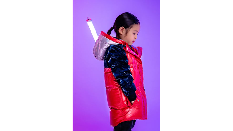 Woodpecker Kids Unisex Chickadee Long Coat, America/Red Blue Silver, 10, WPK002-AME-10
