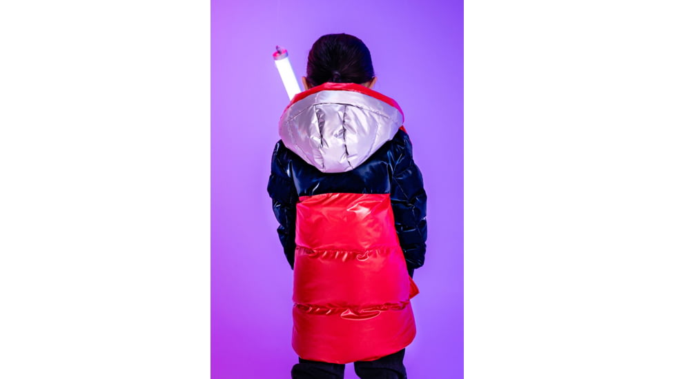 Woodpecker Kids Unisex Chickadee Long Coat, America/Red Blue Silver, 10, WPK002-AME-10