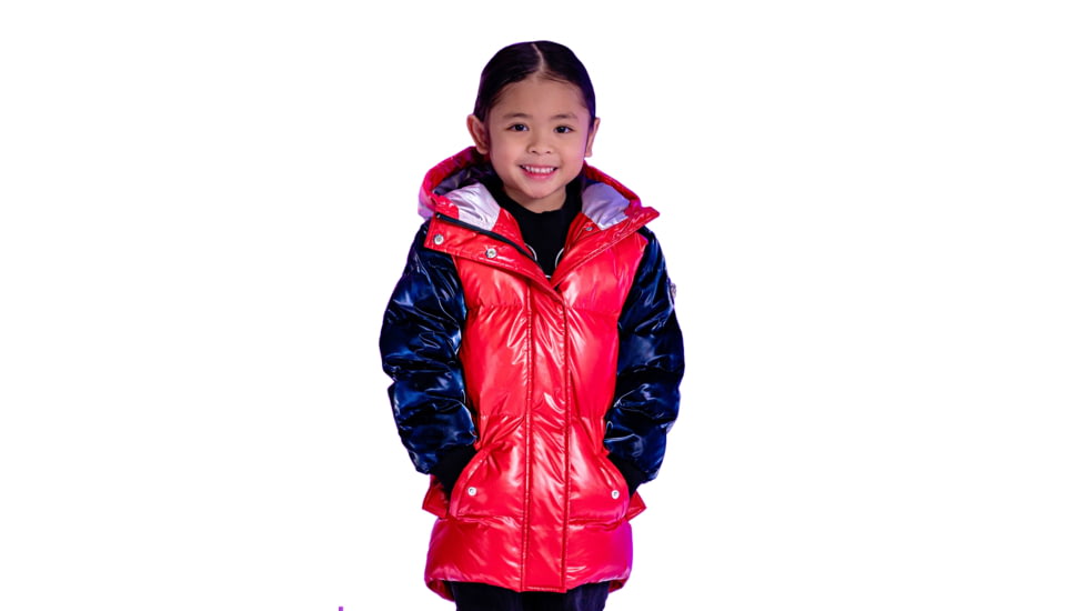 Woodpecker Kids Unisex Chickadee Long Coat, America, 10, WPK002-AME-10
