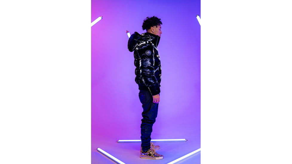 Woodpecker Woody Bomber Jacket - Mens, Firebird Black, XL, WPM001-FB-XL