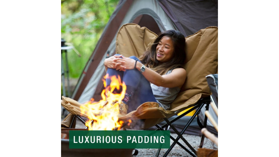 Woods Mammoth Folding Padded Camping Chair, Dijon, CTI0765848