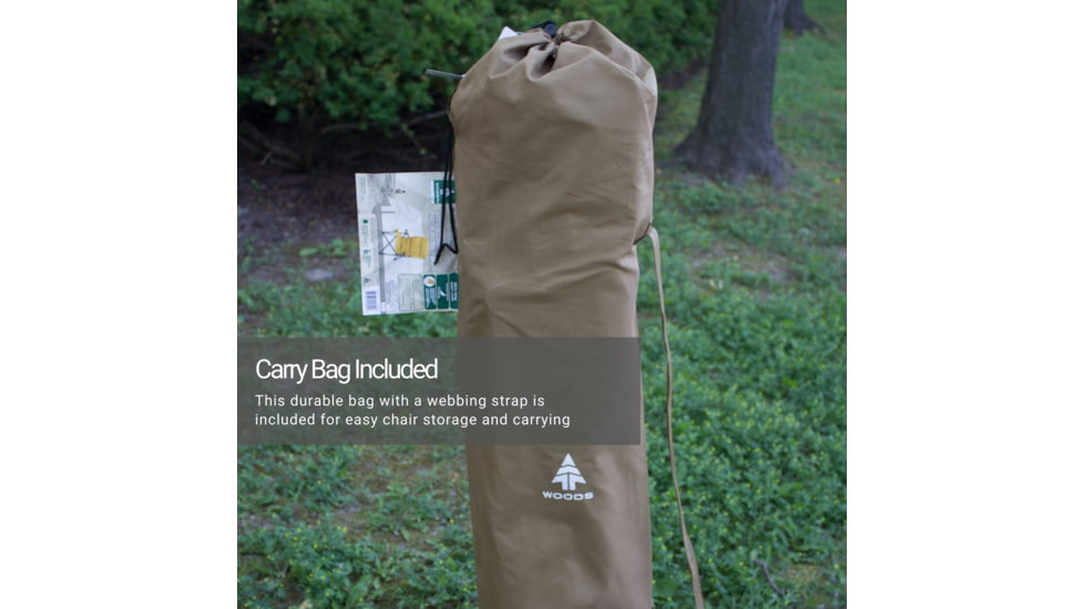 Woods Mammoth Folding Padded Camping Chair, Dijon, CTI0765848