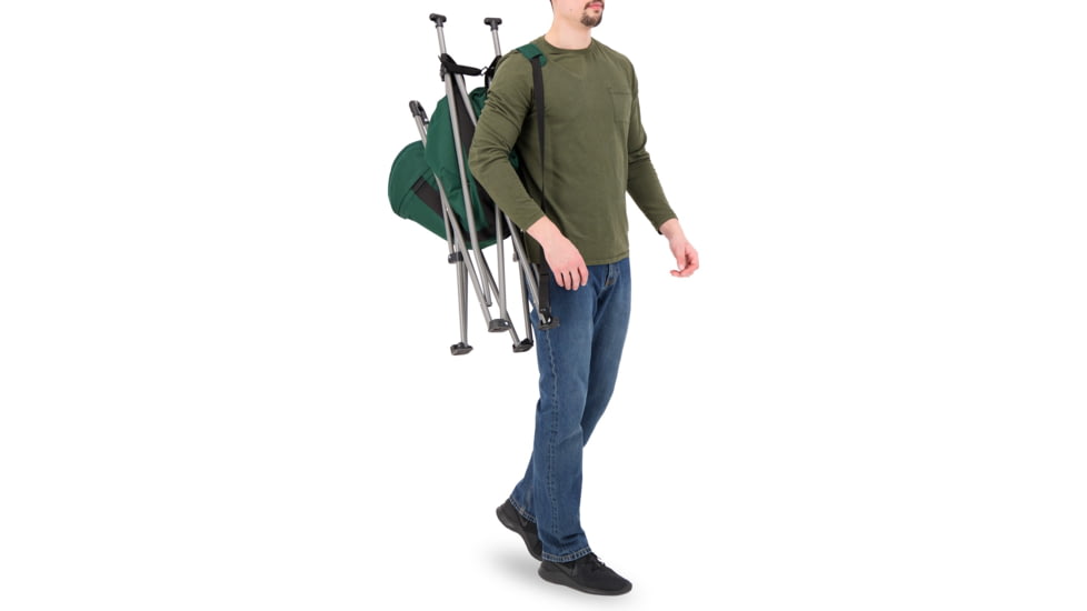 Woods Mammoth Folding Padded Camping Chair, Green, CTI0765848W