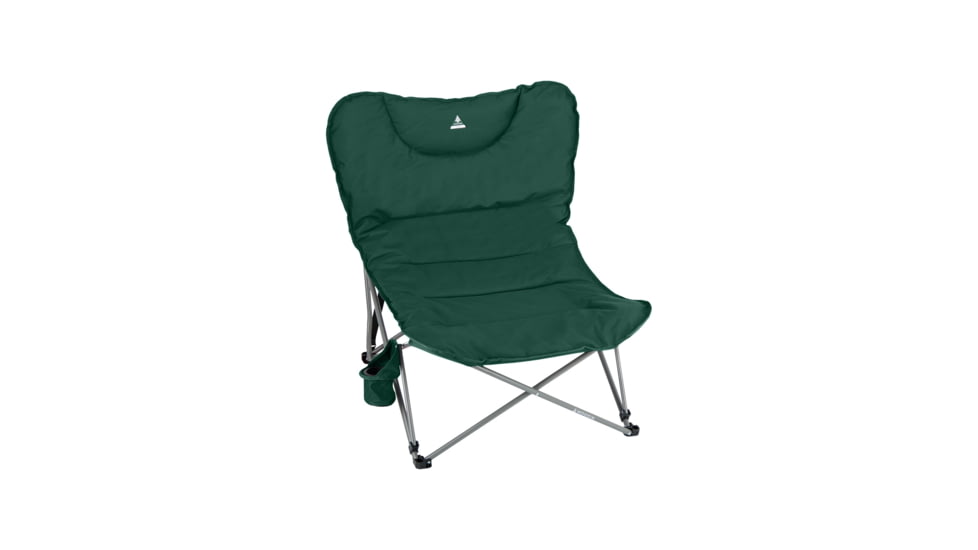Woods Mammoth Folding Padded Camping Chair, Green, CTI0765848W