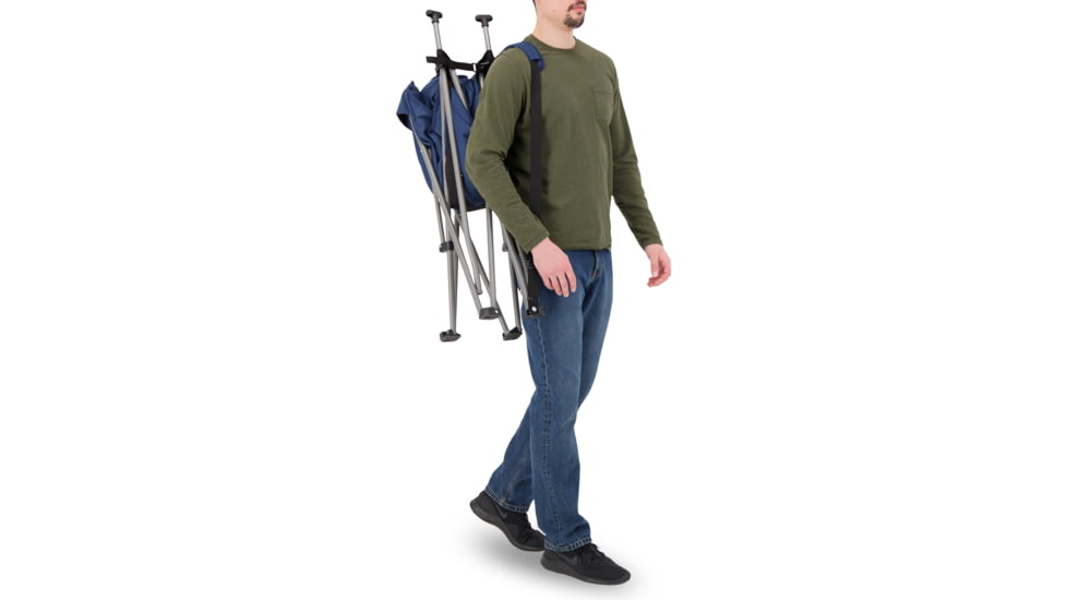 Woods Mammoth Folding Padded Camping Chair, Navy, CTI0765848N