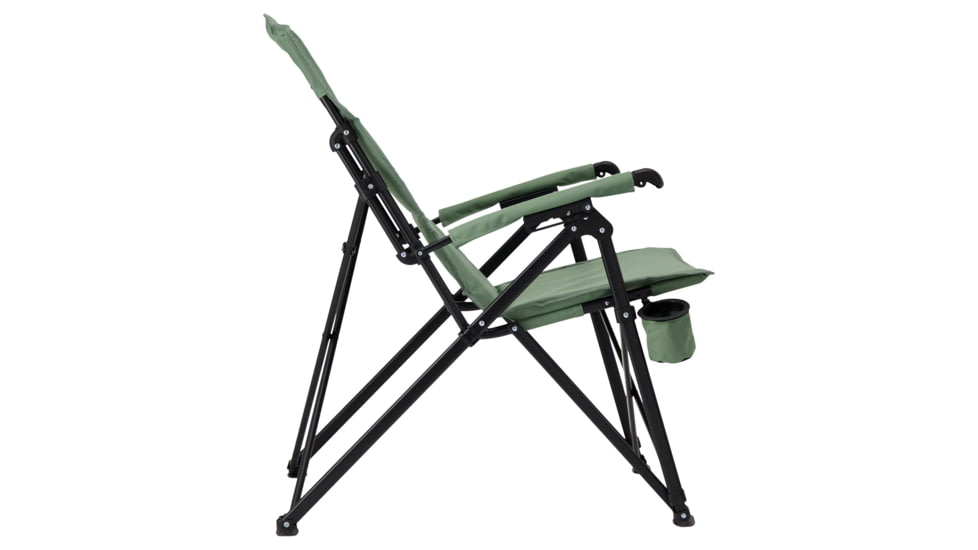 Woods Siesta Folding Reclining Padded Camping Chair, Spray, CTI0765868S
