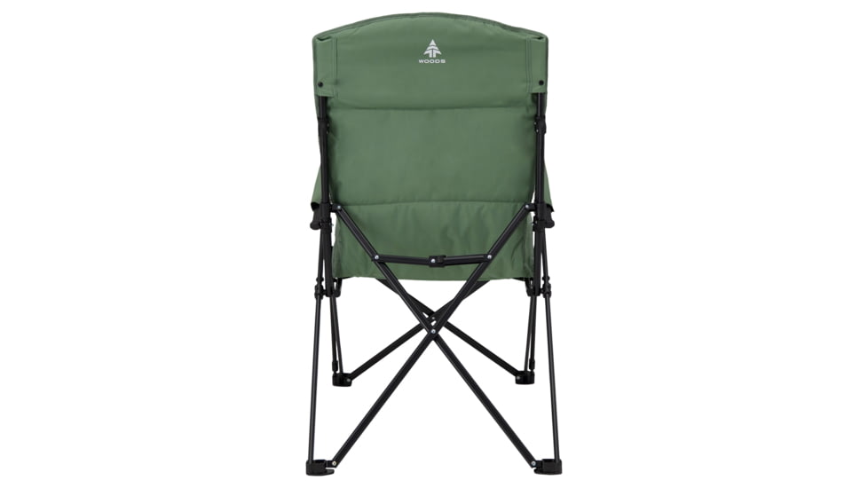 Woods Siesta Folding Reclining Padded Camping Chair, Spray, CTI0765868S