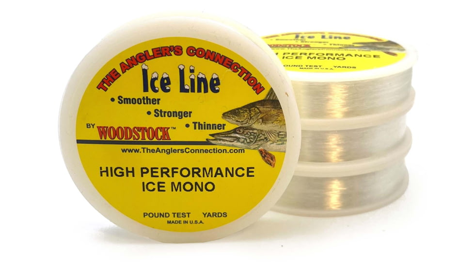 Woodstock Line Mono Ice Line, 100Yd, Clear, 10lb, HPI-0100-010