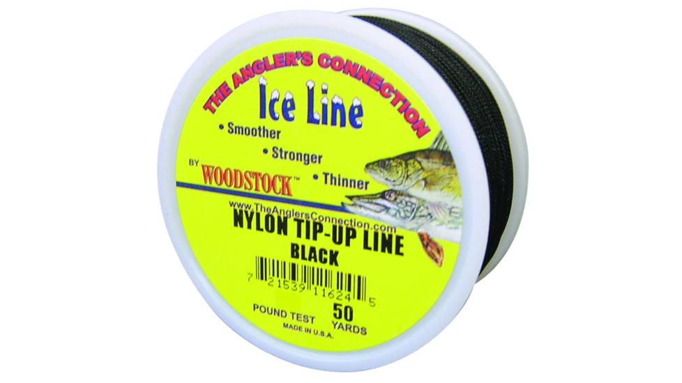 Woodstock Tip-Up Line Black Number 25 50Yd, TU-50-25-B