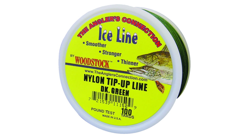 Woodstock Tip-Up Line Green Number 30 100Yd, TU-100-30-G