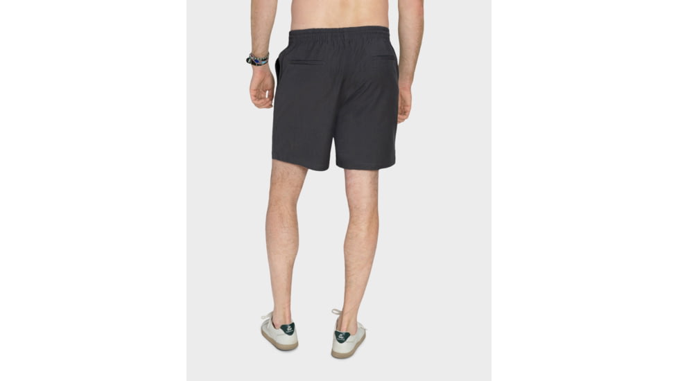 Woolly Clothing Co Longhaul Weekender Shorts, Mens, Charcoal, Small, mlghlbtmswkendershtchars