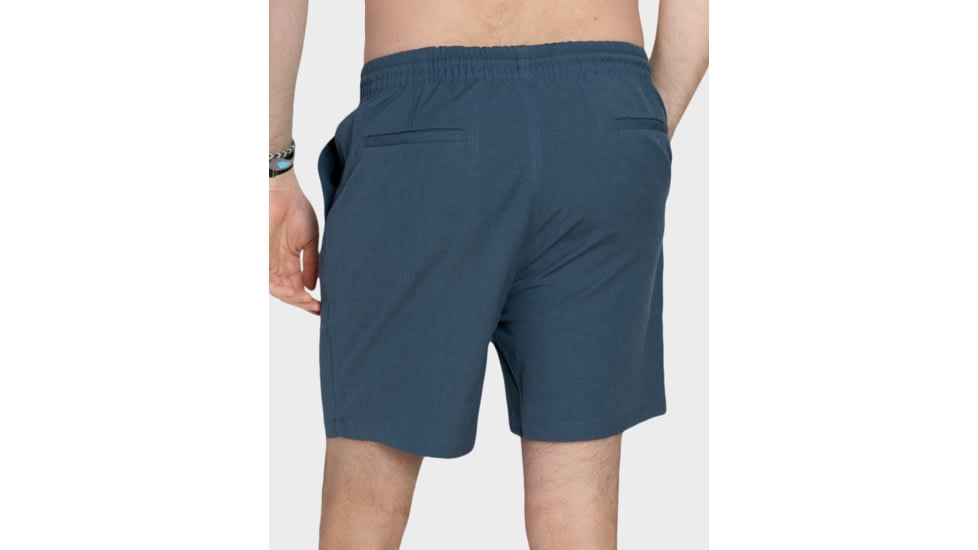 Woolly Clothing Co Longhaul Weekender Shorts, Mens, Deep Sea, Medium, mlghlbtmswkendershtdpseam