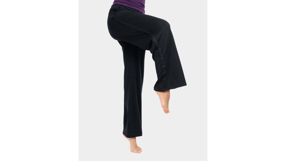 Woolly Clothing Co Pro-Knit Wide Leg Sweatpant, Womens, Black, Small, wpkbtmscsulswtptwdlegblks