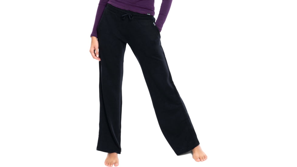 Woolly Clothing Co Pro-Knit Wide Leg Sweatpant, Womens, Black, Small, wpkbtmscsulswtptwdlegblks