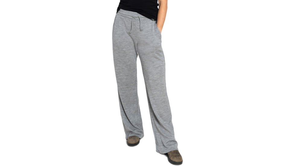 Woolly Clothing Co Pro-Knit Wide Leg Sweatpant, Womens, Grey, Extra Small, wpkbtmscsulswtptwdleggryxs