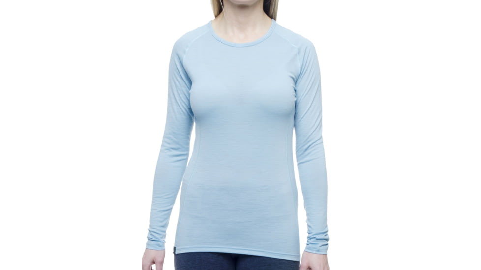WoolPro Skylark Lighweight Merino Long Sleeve Top - Women's-Carolina Blue-Small