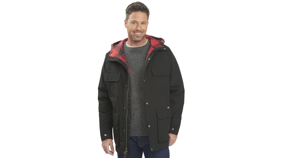 Woolrich Advisory Wool Insulated Mountain Parka-Black-Small