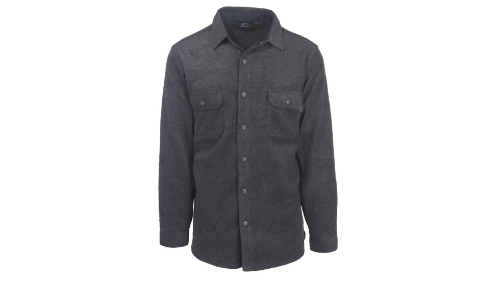 Woolrich Andes Fleece Shirt Jacket - Men's, Charcoal Heather, S, 6222-CCH-S-R