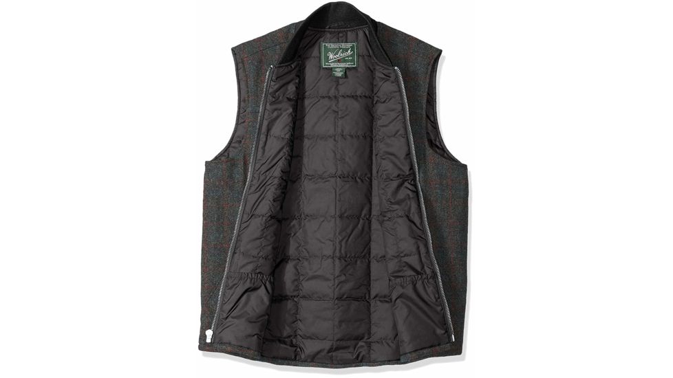 Woolrich Bear Claw Vest - Mens, Charcoal Plaid, Medium, 18070-CHARCOALPLAID-M