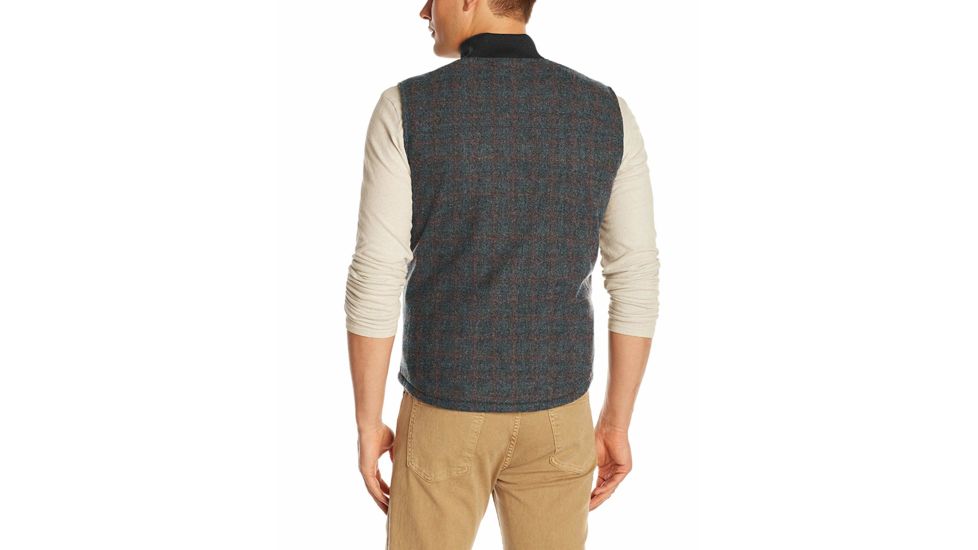 Woolrich Bear Claw Vest - Mens, Charcoal Plaid, Medium, 18070-CHARCOALPLAID-M