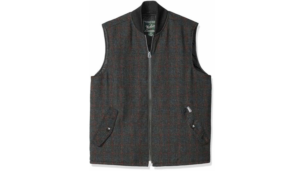 Woolrich Bear Claw Vest - Mens, Charcoal Plaid, Medium, 18070-CHARCOALPLAID-M