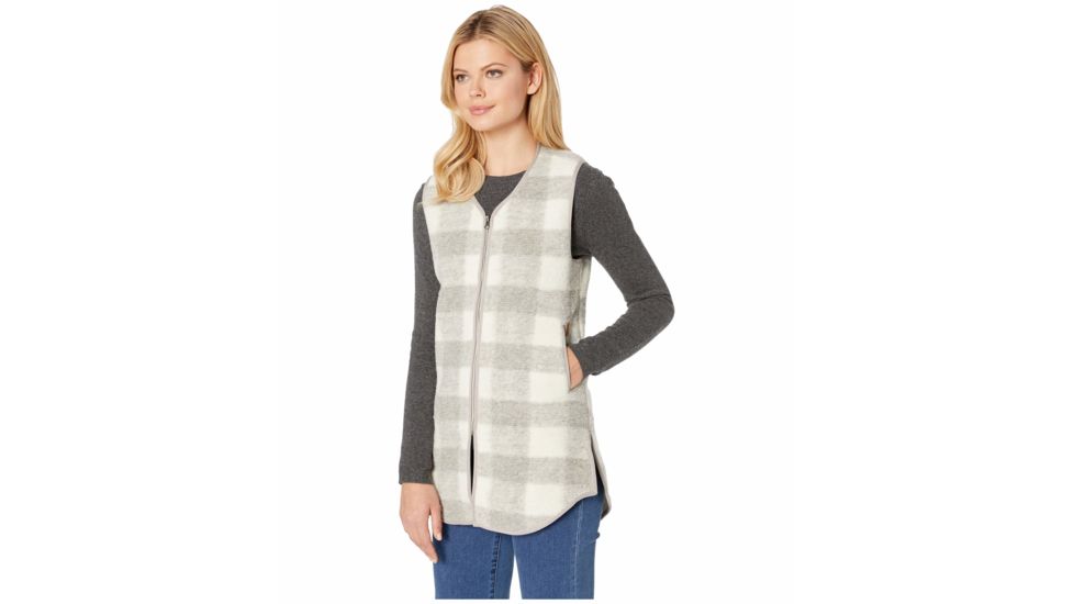 Woolrich Chilly Days Long Vest - Womens, Gray Heather, Small, 18546-GRAYHEATHER-S