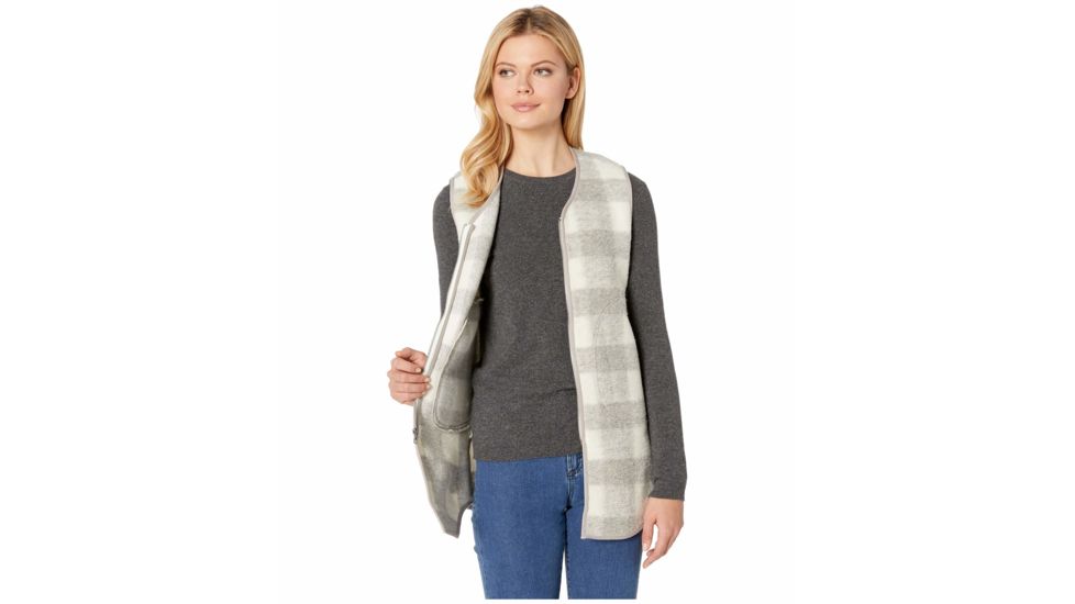 Woolrich Chilly Days Long Vest - Womens, Gray Heather, Small, 18546-GRAYHEATHER-S