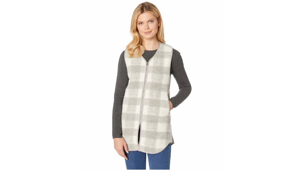 Woolrich Chilly Days Long Vest - Womens, Gray Heather, Small, 18546-GRAYHEATHER-S
