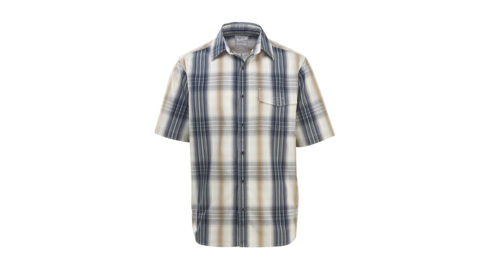 Woolrich Desert View Modern Men's Shirt, Deep Indigo, 6168