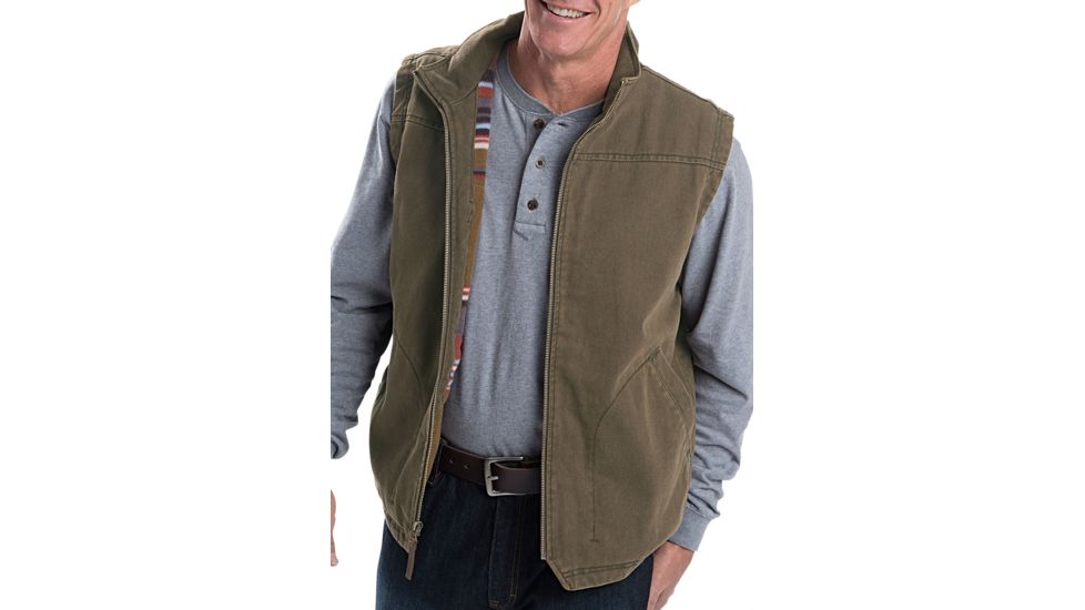 Woolrich Dorrington II Vest - Mens-Saddle-Small