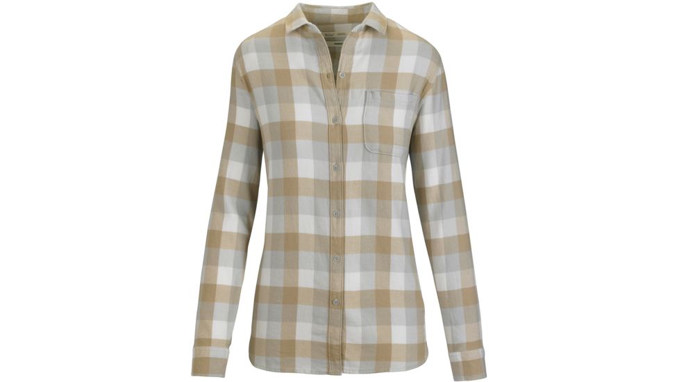 Woolrich Eco Rich Pemberton Boyfriend Shirt, Salt Water Grey, Small 2211-WX-R-ECO RICH PEMBERTON B-S