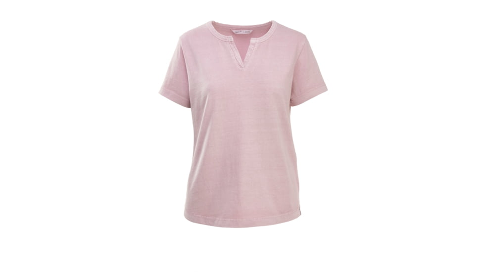 Woolrich First Forks Women's Split Neck Shirt, Violet Ice, 7702