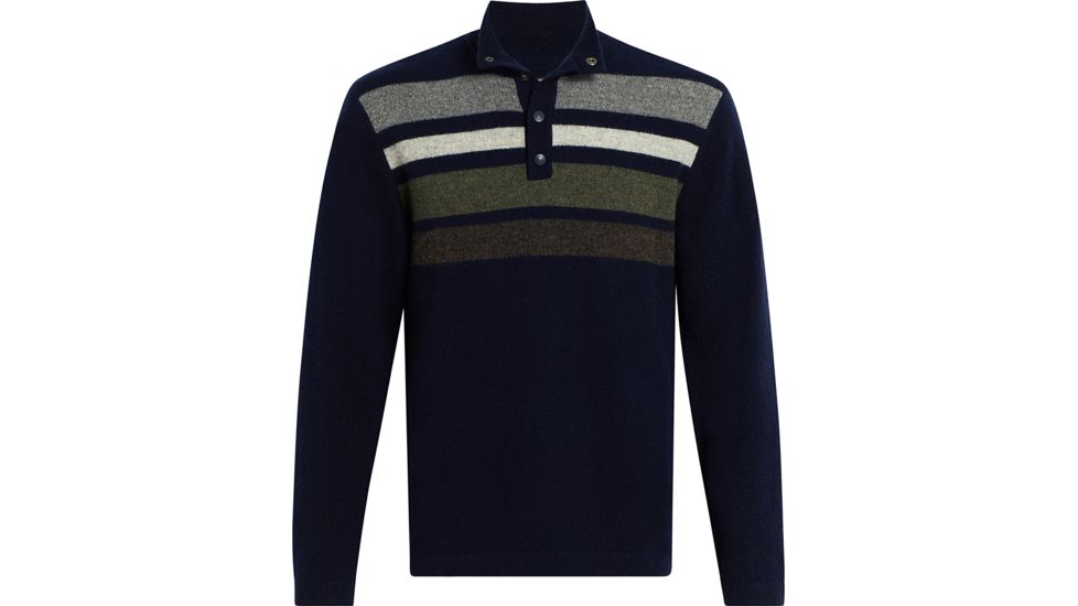 Woolrich Half Snap Blanket Sweater Ii - Mens, Navy, Large, 9129-NAVY-L