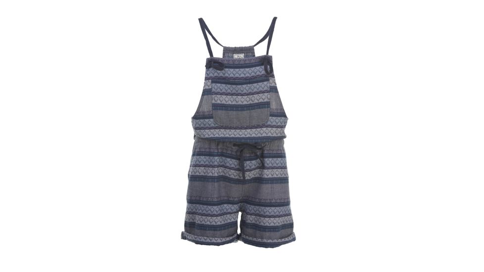 Woolrich Jacquard Overalls Women's Pants, Deep Indigo, 5208