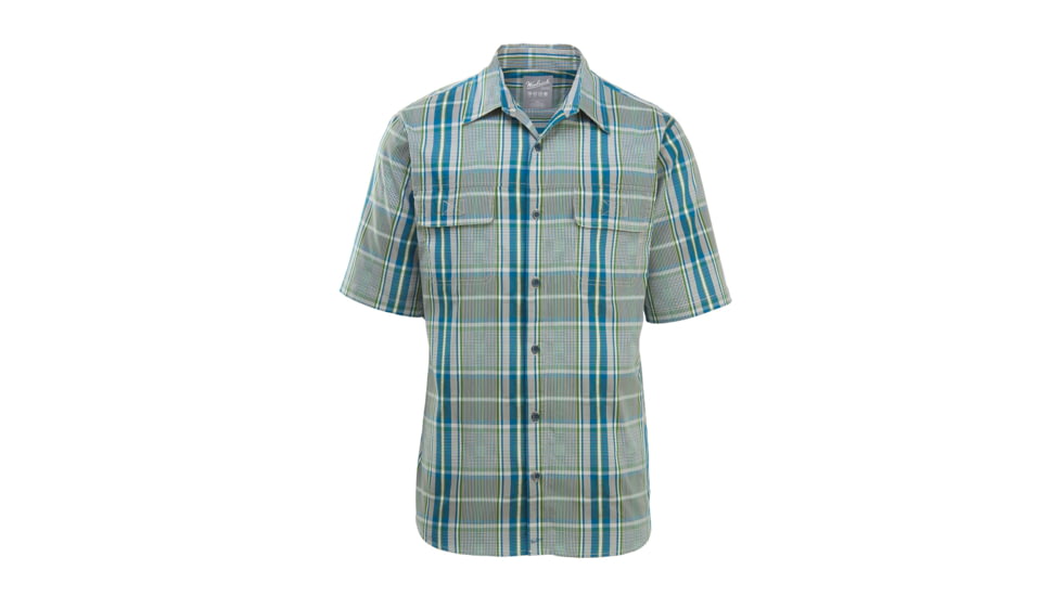 Woolrich Keep It Moving Men's Short Sleeve Shirt, Reed Green, 6386