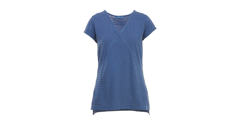 Woolrich Meadow Forks Women's Short Sleeve Tee Shirt, Bijou Blue, 7053