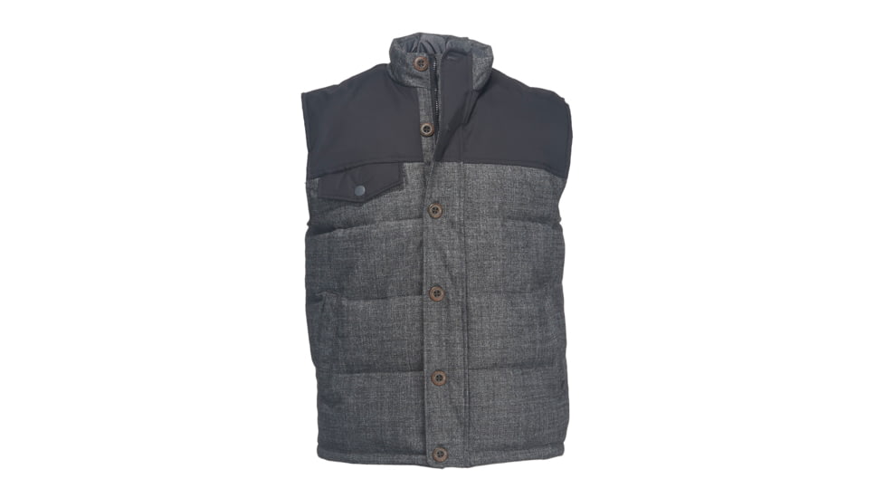 Woolrich Men's Bitter Chill Wool Loft Vest, Oxford, L 18039-OXF-OXFORD-L-DEMO