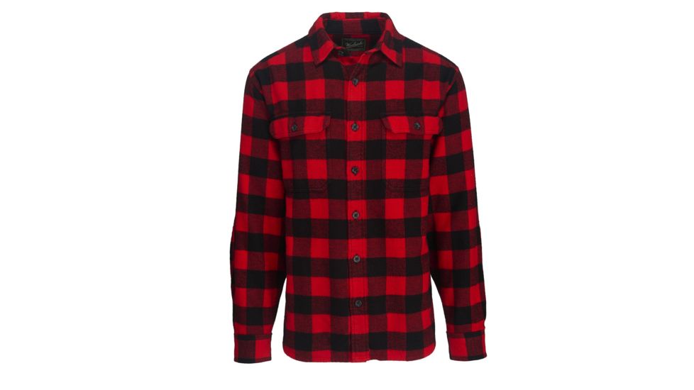 Woolrich Men's Oxbow Bend Flannel Shirt, Black/Red, L 6111-BCD-BLACK/RED-L-DEMO