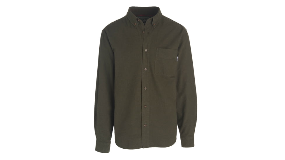 Woolrich Men's Sportsman Chamois Shirt, Dark Loden Heather, L 6109-DLH-DARKLODENHEATHER-L-DEMO