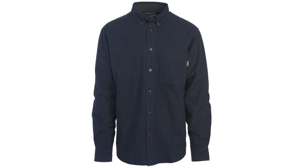 Woolrich Men's Sportsman Chamois Shirt, Dark Navy Heather, L 6109-DYH-DARKNAVYHEATHER-L-DEMO