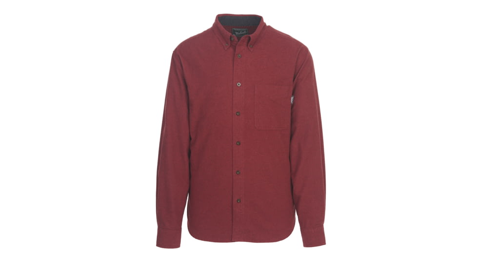 Woolrich Men's Sportsman Chamois Shirt, Hunt Red Heather, L 6109-HDH-HUNTREDHEATHER-L-DEMO