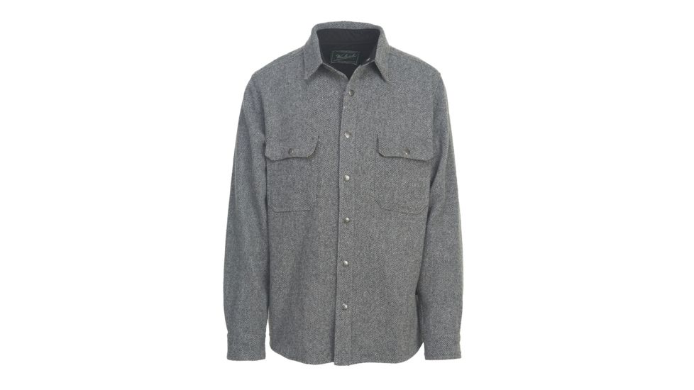 Woolrich Men's Wool Alaskan Shirt, New Gray, L 6140-NGY-NEWGRAY-L-DEMO