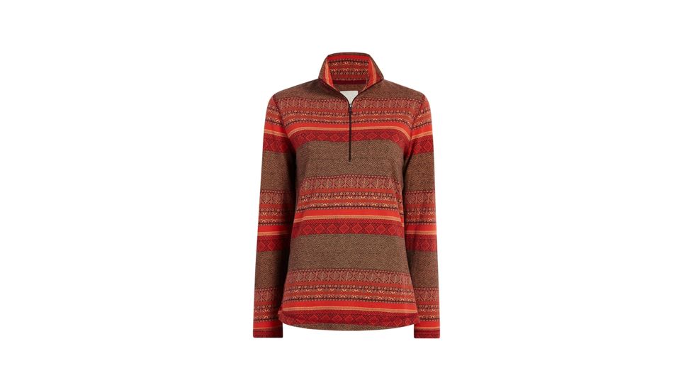 Woolrich Mile Run Half Zip II - Womens, Red Clay, Medium, 7037-REDCLAY-M
