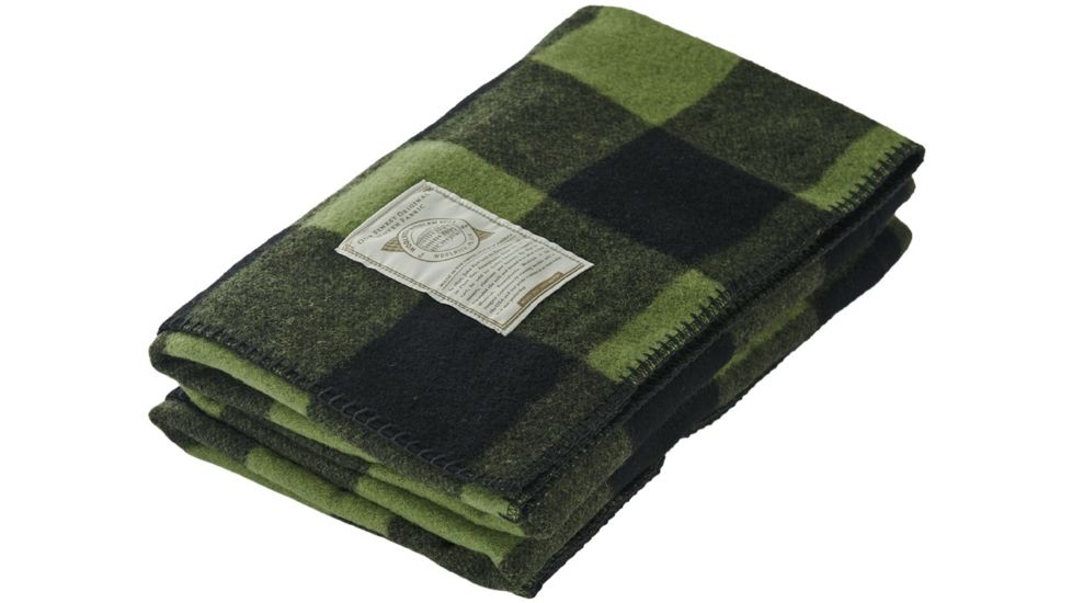 Woolrich Rough Rider Throw-Green Buffalo
