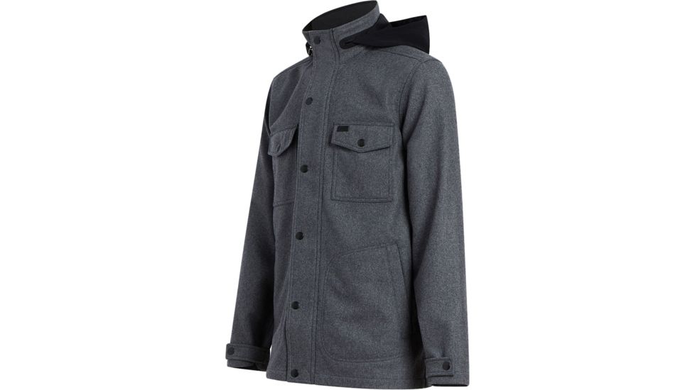 Woolrich Seasons Change Military Jacket - Mens, Charcoal Heather, Extra Large, Regular Inseam, 16604-CHARCOALHEATHER-XL