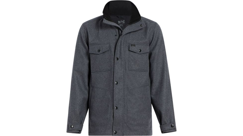 Woolrich Seasons Change Military Jacket - Mens, Charcoal Heather, Extra Large, Regular Inseam, 16604-CHARCOALHEATHER-XL