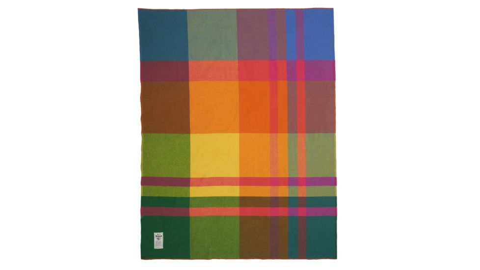 Woolrich Soft Wool Exploded Plaid Throw Blanket, 56 x 70 in, Multi, 990222-MULTI-EA