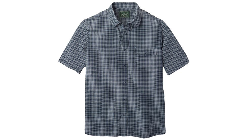 Woolrich Southbound Short Sleeve Shirt-Deep Indigo-Medium